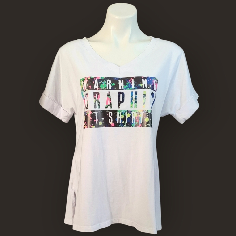 Womens M Custom Funny Graphic Tshirt